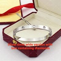 Silver with diamonds