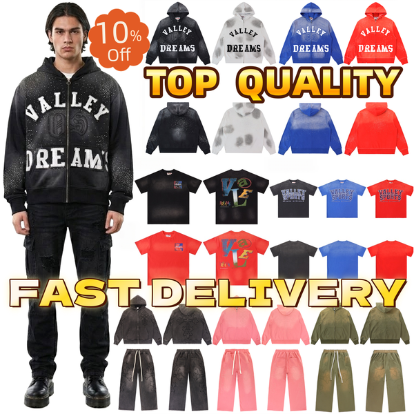 valley dreams jacket hoodie designer hoodie men hoodies designer men zip up hoodie hoody sweater y2k sweatshirt mens designer clothes mens clothing